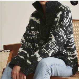 JOHN + JENN 1/4 Zip Knit Sweater